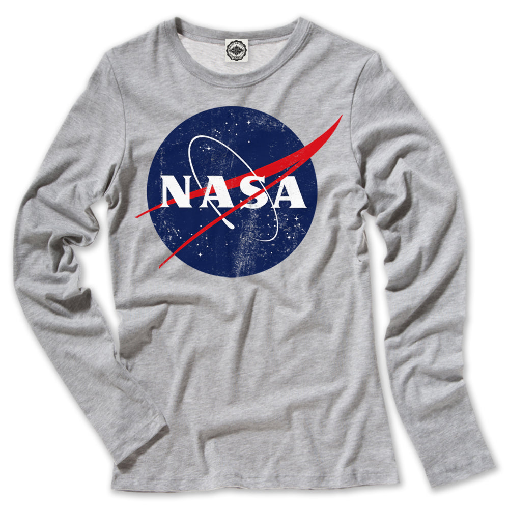 Camiseta Oficial NASA Con Logo Grande, Azul Real, Talla XXL, Para Hombre