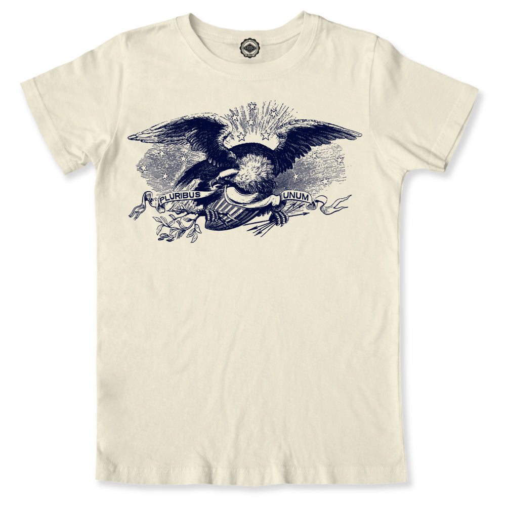 American Eagle (E Pluribus Unum) Men's T-Shirt in Cream