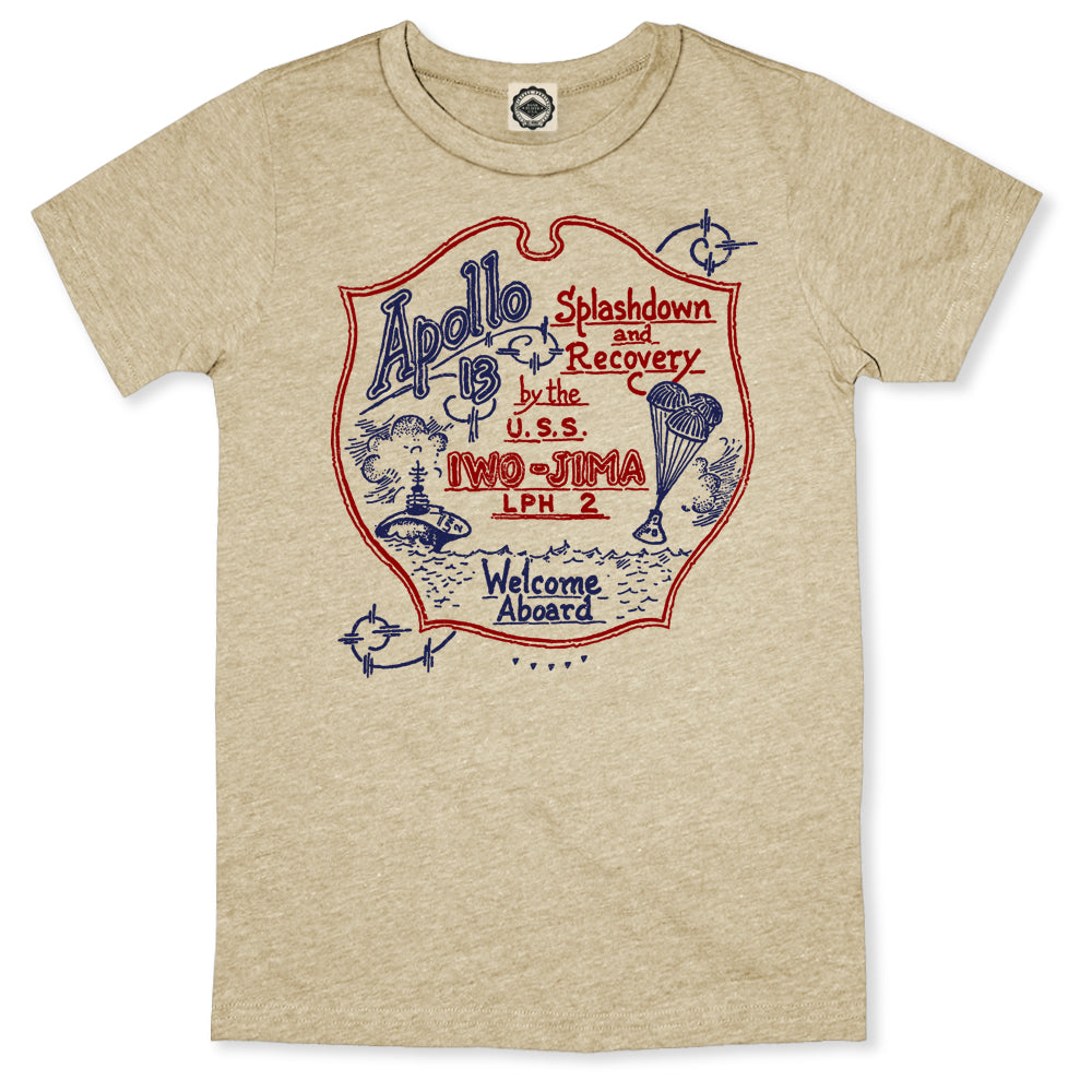 NASA Apollo 13 Splashdown Men's T-Shirt in Heather Tan
