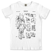NASA Astronaut Space Suit Patent Men's T-Shirt in White