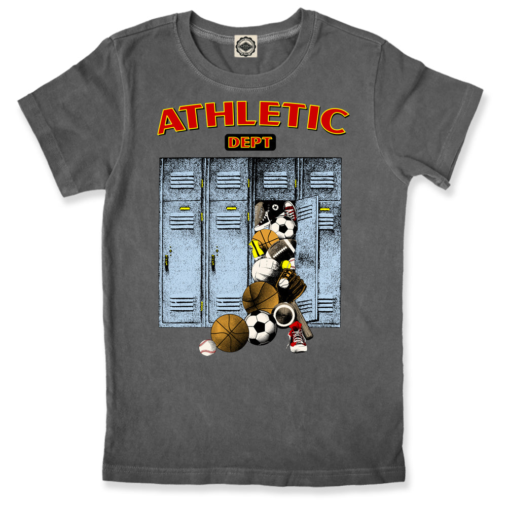 Classic HP Athletic Dept. Lockers Infant T-Shirt in Charcoal