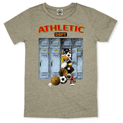 Classic HP Athletic Dept. Lockers Toddler T-Shirt in Heather Stone