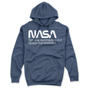 NASA (National Aeronautics And Space Administration) Unisex Hoodie in Navy