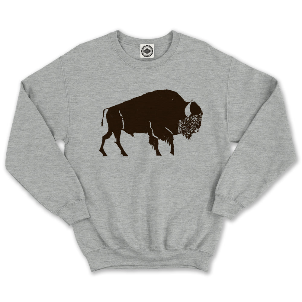 Buffalo/American Bison Unisex Crew Sweatshirt – Hank Player