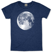 Full Moon Men's T-Shirt in Heather Navy