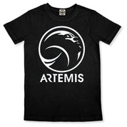NASA Artemis "Woman On The Moon" Logo Women's Boyfriend Tee