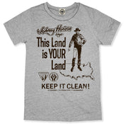 Johnny Horizon "This Land Is Your Land" Men's T-Shirt in Grey