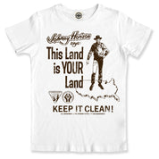 Johnny Horizon "This Land Is Your Land" Men's T-Shirt in White