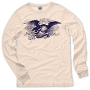 American Eagle (E Pluribus Unum) Men's Long Sleeve T-Shirt in Cream