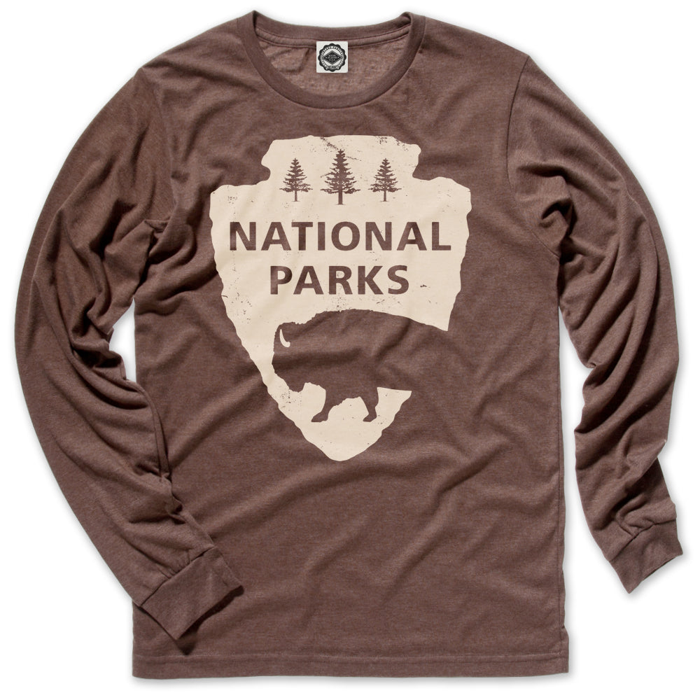 National Parks Logo Men's Long Sleeve Tee