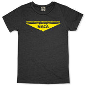 NASA/NACA (National Advisory CommitT-Shirt For Aeronautics) Logo Men's T-Shirt in Charcoal