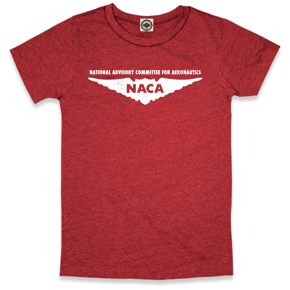 NASA/NACA (National Advisory CommitT-Shirt For Aeronautics) Logo Men's T-Shirt in Heather Red