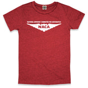 NASA/NACA (National Advisory CommitT-Shirt For Aeronautics) Logo Men's T-Shirt in Heather Red