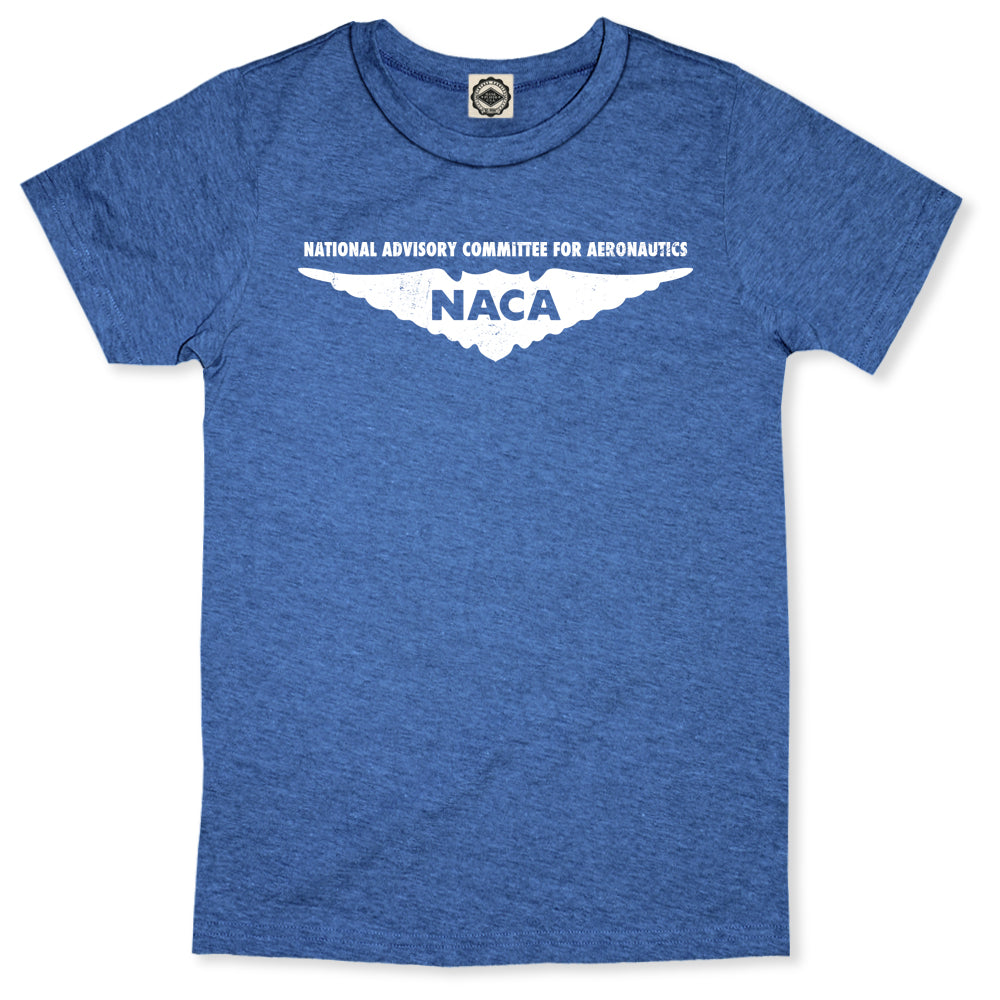 NASA/NACA (National Advisory CommitT-Shirt For Aeronautics) Logo Men's T-Shirt in Heather Royal