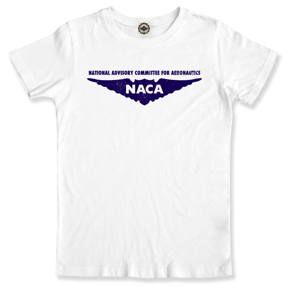 NASA/NACA (National Advisory CommitT-Shirt For Aeronautics) Logo Men's T-Shirt in White