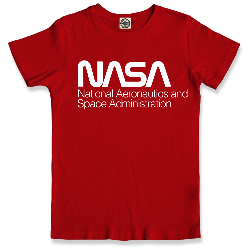 NASA (National Aeronautics And Space Administration) Logo Men's T-Shirt in Red