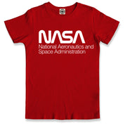 NASA (National Aeronautics And Space Administration) Logo Men's T-Shirt in Red