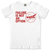 NASA Failure Is Not An Option Toddler T-Shirt in White