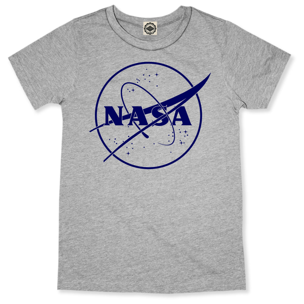 NASA 1 Color Logo Infant T-Shirt in Grey