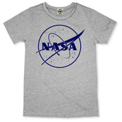 NASA 1 Color Logo Infant T-Shirt in Grey