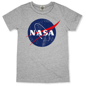 Official NASA Logo Men's T-Shirt in Grey