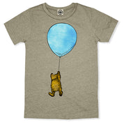 Winnie-The-Pooh With Balloon Infant T-Shirt in Heather Stone