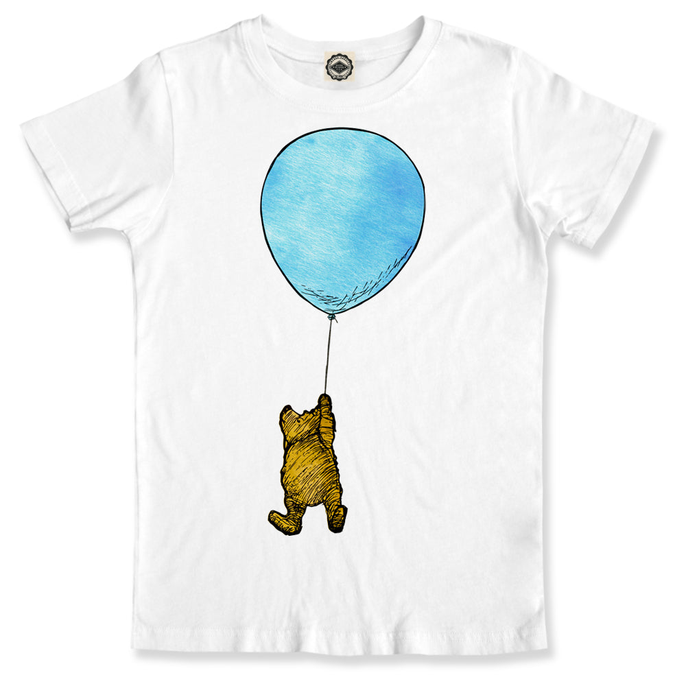 Winnie-The-Pooh With Balloon Infant T-Shirt in White