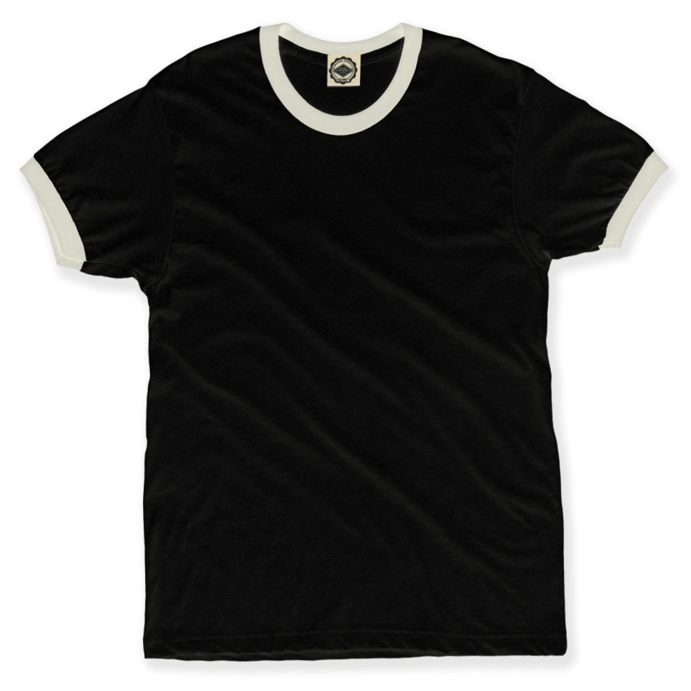 Go-To Men's Ringer T-Shirt in Black