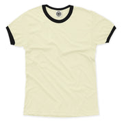 Go-To Men's Ringer T-Shirt in Cream