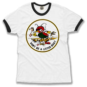 Vintage Litter-Bug Men's Ringer T-Shirt in White