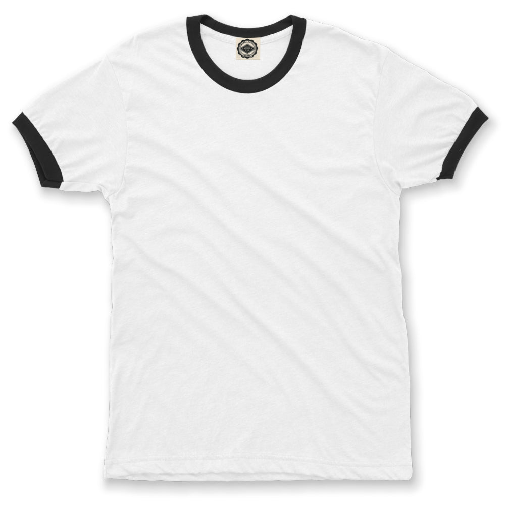 Go-To Men's Ringer T-Shirt in White