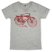 Schwinn Bicycle Patent Men's T-Shirt in Grey