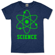Science Logo Kid's T-Shirt in Heather Navy
