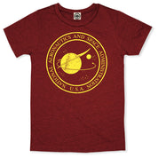 Original NASA Seal Men's T-Shirt in Heather Burgundy