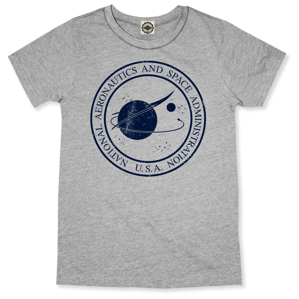 Original NASA Seal Toddler T-Shirt in Grey