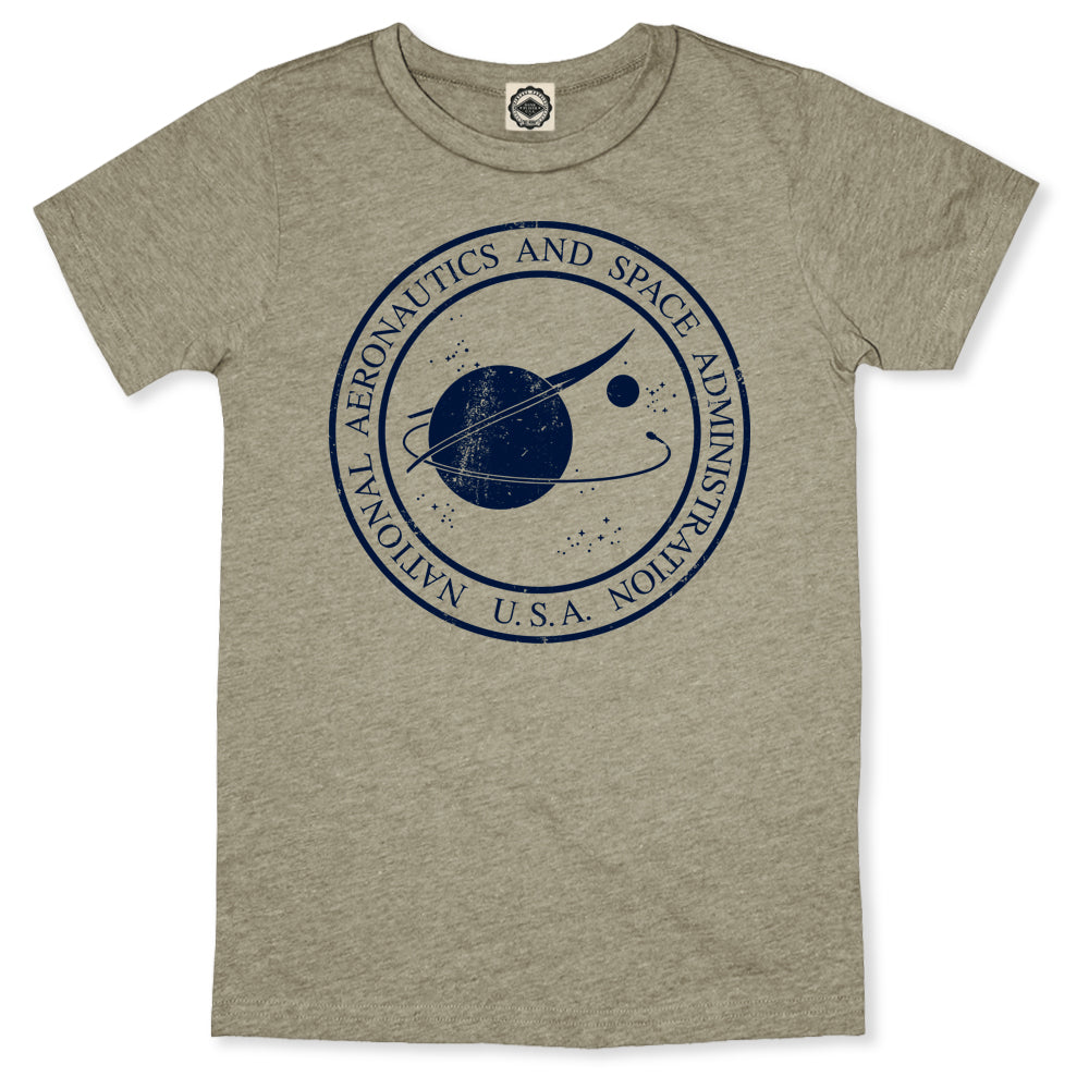 Original NASA Seal Men's T-Shirt in Heather Stone