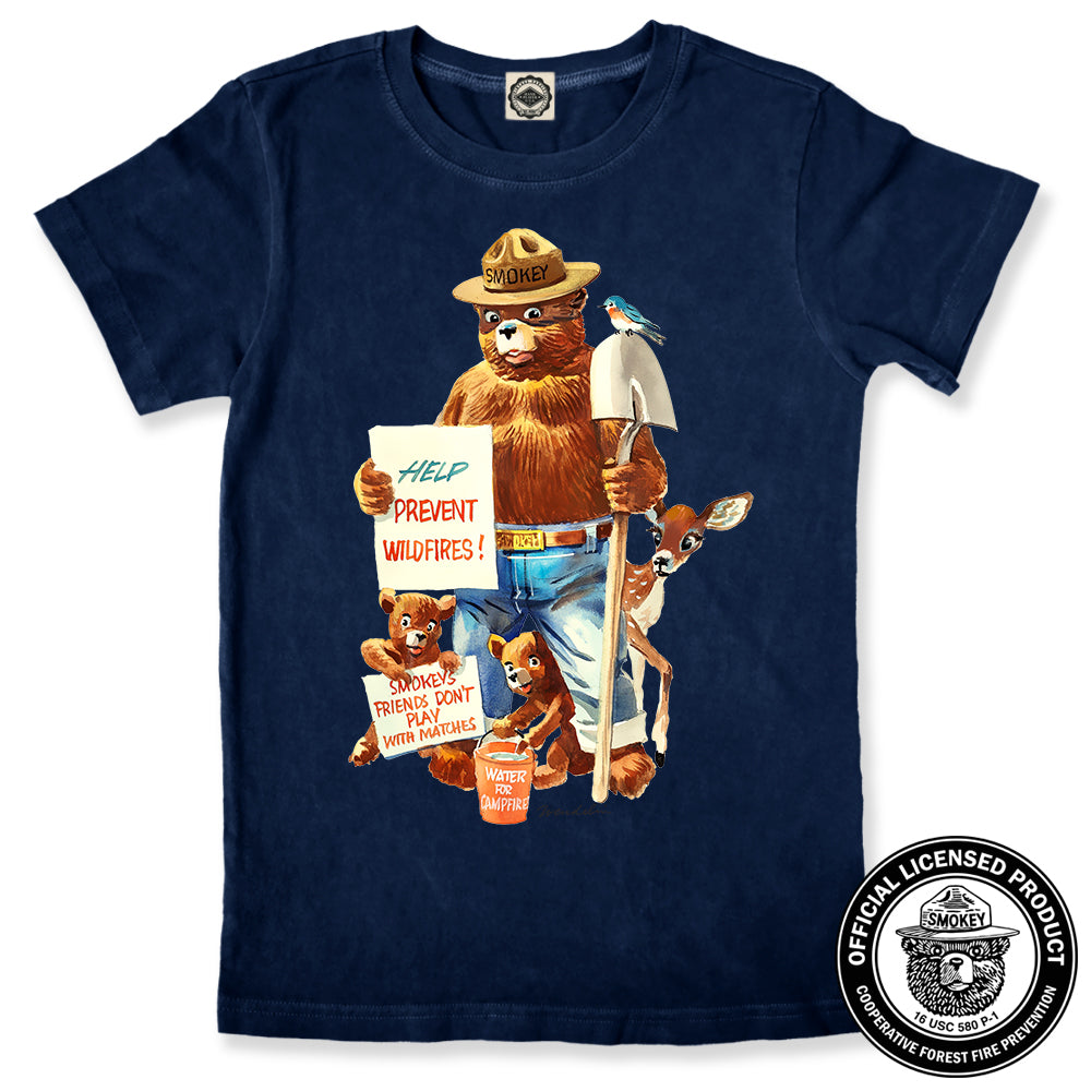 Smokey Bear "Friends Don't Play With Matches" Infant Tee