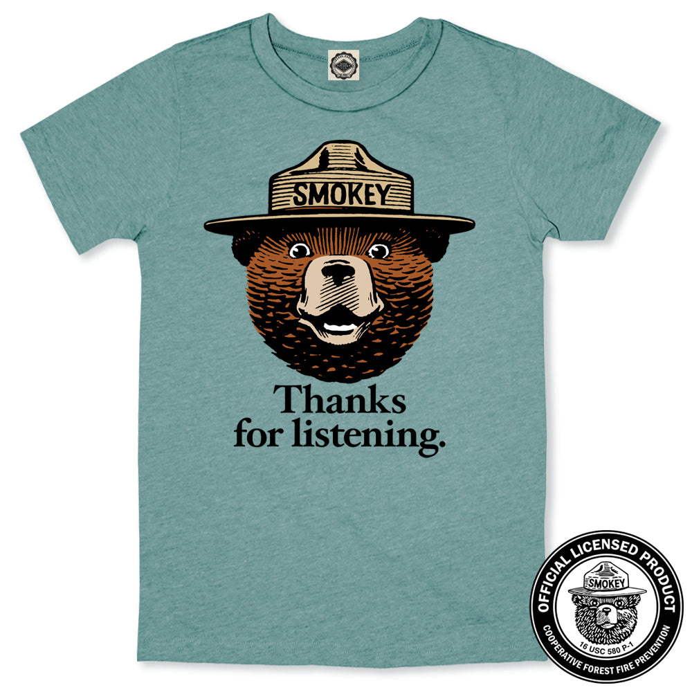 Smokey Bear "Thanks For Listening" Kid's Tee