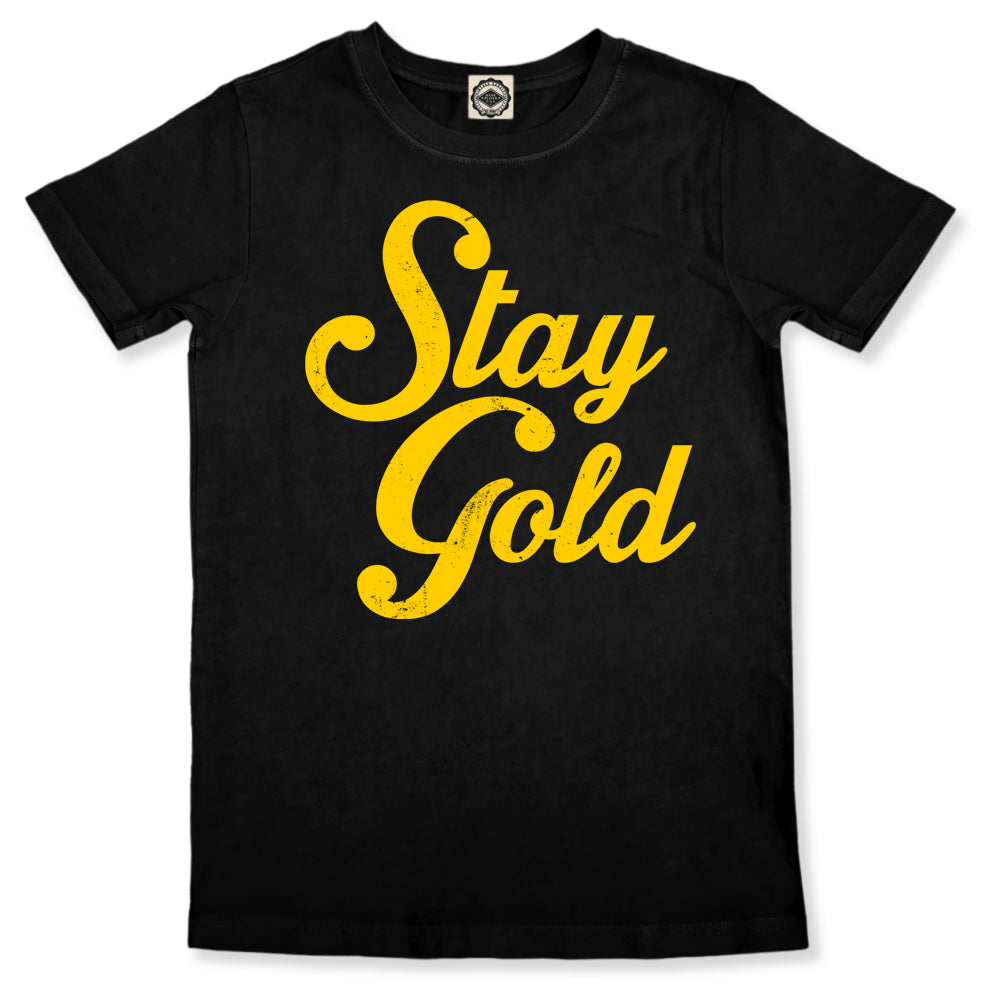 Stay Gold Infant T-Shirt in Black