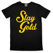 Stay Gold Infant T-Shirt in Black