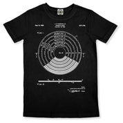 Vinyl Record Patent Men's T-Shirt in Black