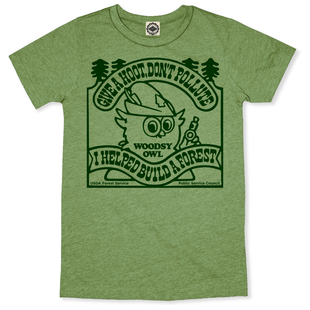 Woodsy Owl "I Helped Build A Forest" Men's Tee
