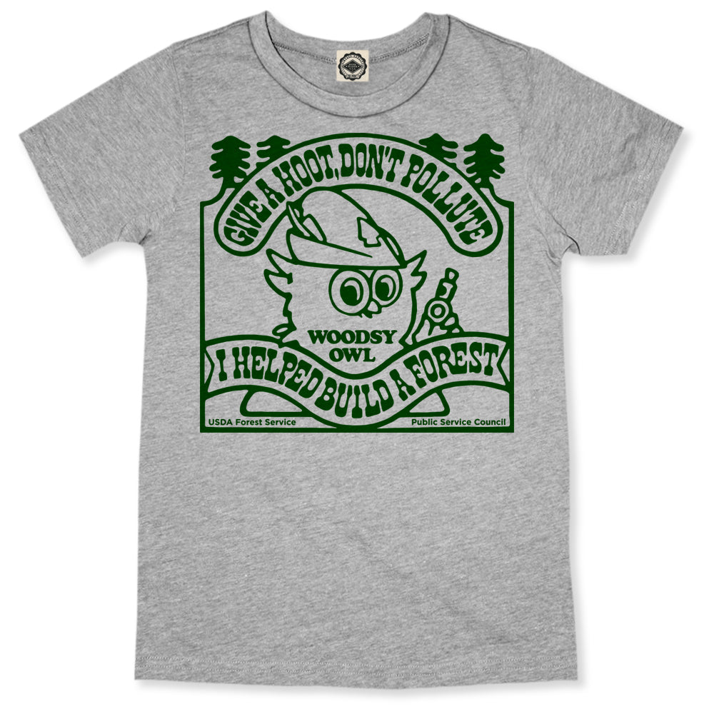 Woodsy Owl "I Helped Build A Forest" Toddler Tee