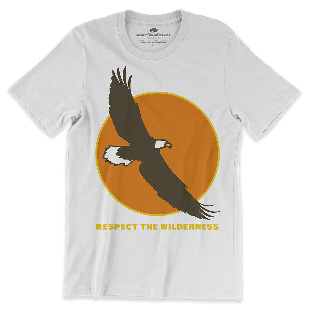 Respect The Wilderness Eagle Logo Unisex Tee