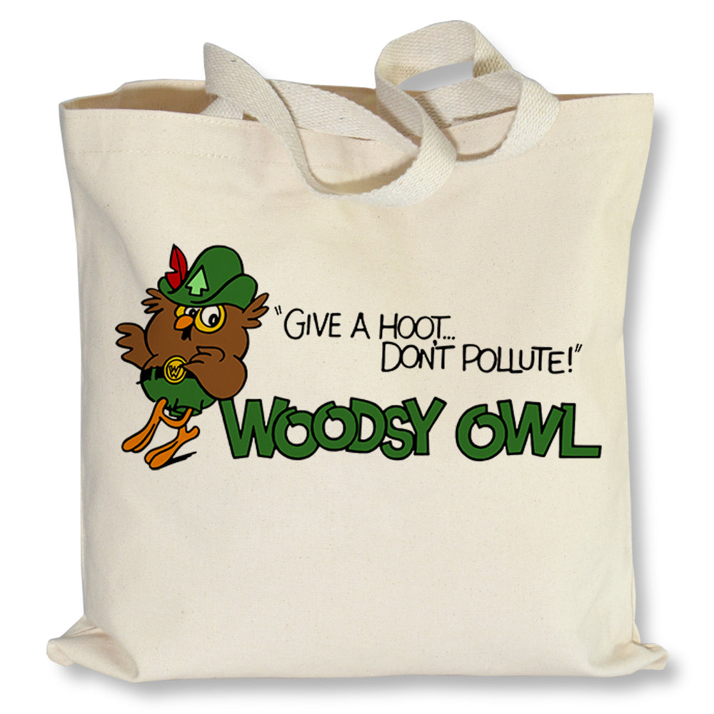 Woodsy Owl Logo Tote Bag