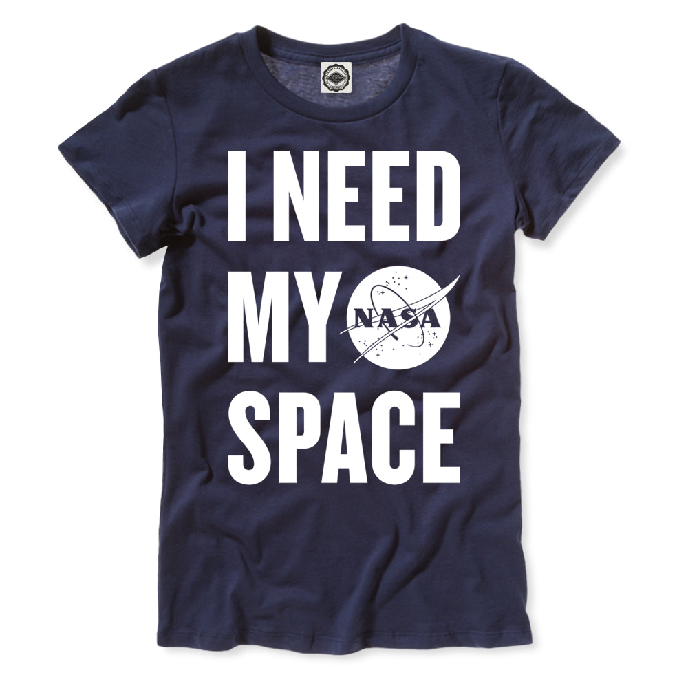 NASA I Need My Space Women's T-Shirt in Heather Navy