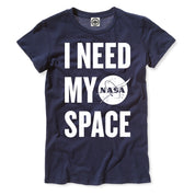 NASA I Need My Space Women's T-Shirt in Heather Navy