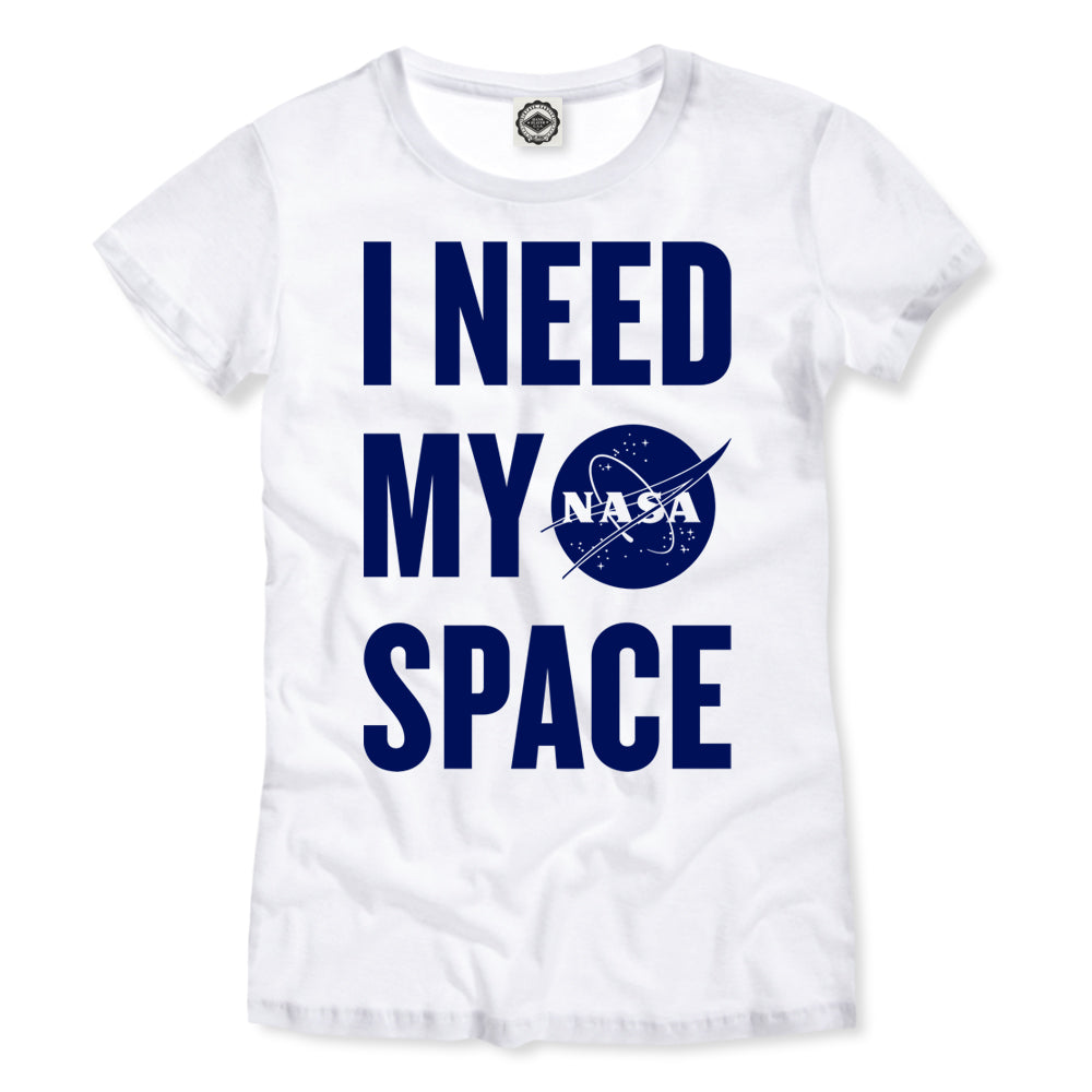 NASA I Need My Space Women's T-Shirt in White