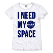 NASA I Need My Space Women's T-Shirt in White