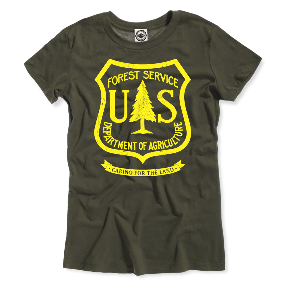 USDA Forest Service Insignia Women's T-Shirt in Army